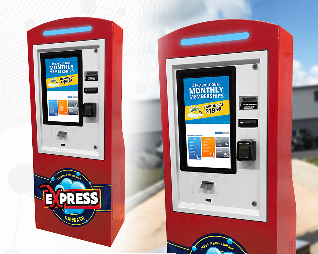 EGenuity C Series Car Wash Pay Station