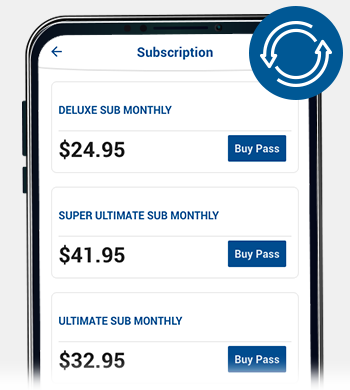 Sell Car Wash Memberships, Subscriptions, Monthly Unlimited Passes In-App.