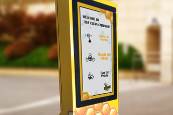 Car Wash Large Smart Display Kiosks